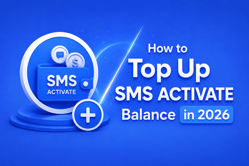 How to Top Up SMS-Activate Balance in 2026 (Step-by-Step Guide)